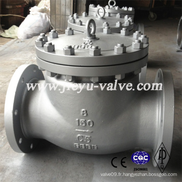 Valve de retenue pivotante A217 C5 en alliage d&#39;aluminium de 300 lb